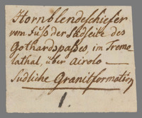 L 01237
<br/>
Label met opschrift
<br/>
<em>Escher von der Linth, Johannes Conrad (1767-1823)</em>